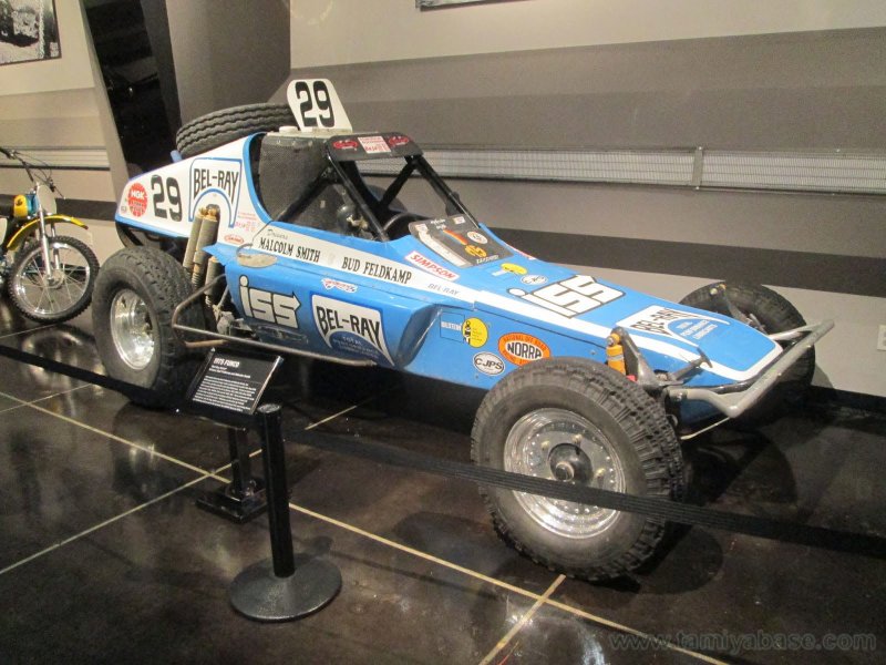"Bel-Ray Bullet" driven by Bud Feldkamp and Malcolm Smith in museum