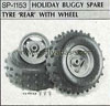 Tamiya 50153 HOLIDAY BUGGY SPARE TYRE REAR WITH WHEEL