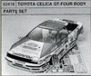 Tamiya 50418 CELICA GT4 BODY PARTS SET 
