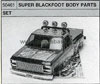 Tamiya 50461 SUPER BLACKFOOT BODY SET