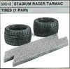 Tamiya 50513 STADIUM RACER TARMAC TIRE SET (1 PAIR)