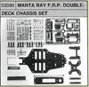 Tamiya 53099 MANTA RAY F.R.P. DOUBLE-DECK CHASSIS SET