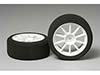 Tamiya 53744 OP.744 1/10 FRONT SPONGE TIRE FOR ENGINE RC CAR 43 (26 MM WIDTH)