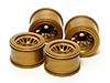 Tamiya 54527 F104 MESH WHEELS (FOR RUBBER TIRES / GOLD)