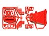 Tamiya 84345 CW - 01 D PART (UNDER GUARD) RED STYLE