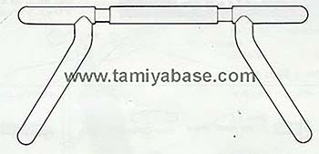Tamiya C PARTS W/ROLL BAR 10555003