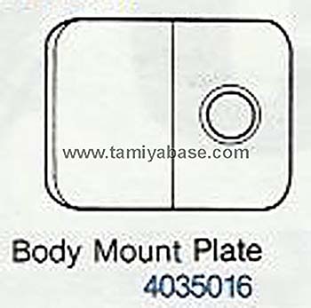 Tamiya BODY MOUNT PLATE 14035016