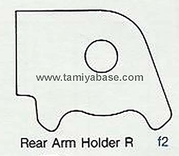 Tamiya REAR ARM HOLDER 14305152
