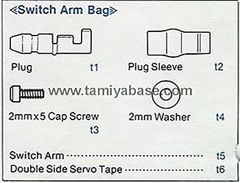 Tamiya SWITCH ARM BAG 19405115