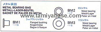 Tamiya METAL BEARING BAG 19405853