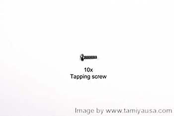 Tamiya 3X10mm TAPPING SCREW 19804392