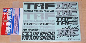 Tamiya TRF ORIGINAL STICKER 49127