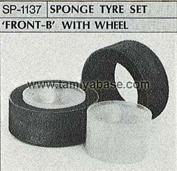 TAMIYA SP1137 SPONGE Tyre & hub 1/12 scale " 45x20