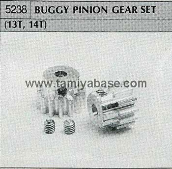 Tamiya BUGGY PINION GEAR SET (13,14T) 50238