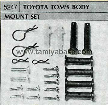 Tamiya TOYOTA TOM'S BODY MOUNT SET 50247