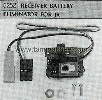Tamiya RECEIVER BATTERY ELIMINATOR FOR JR 50252