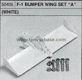 Tamiya F-1 BUMPER WING A WHITE SET 50405
