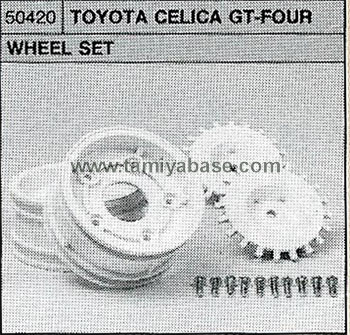 Tamiya TOYOTA CELOICA GT-FOUR WHEEL SET 50420