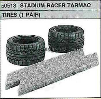 Tamiya STADIUM RACER TARMAC TIRE SET (1 PAIR) 50513