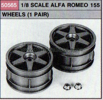 Tamiya 1/8 ALFA ROMEO 155 WHEELS x 2 50565