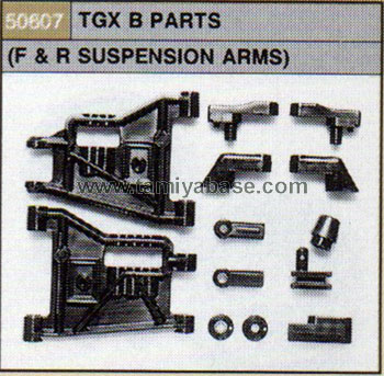 Tamiya TGX B PARTS (F&R SUS.ARM) 50607