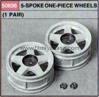 4 pieces TAM51362 Tamiya M-Chassis 18-Spoke Wheels