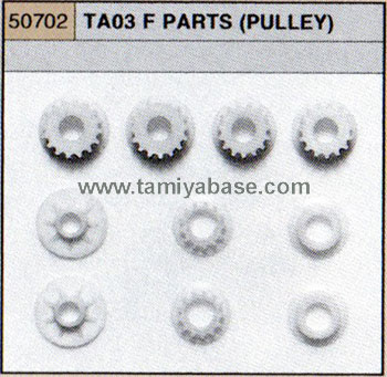 Tamiya TA03 F PARTS (PULLEY) x 2 50702