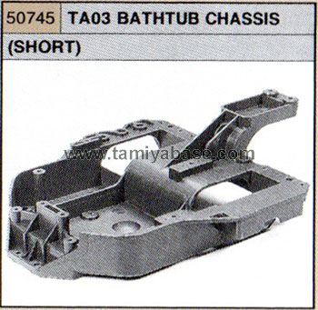 Tamiya TA03 BATHTUB CHASSIS (SHORT) 50745