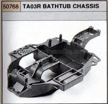 Tamiya TA03R BATHTUB CHASSIS 50768