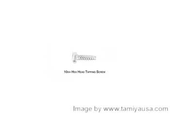 Tamiya 3~10mm HEX HEAD TAPPING SCREW (10PCS) 50822