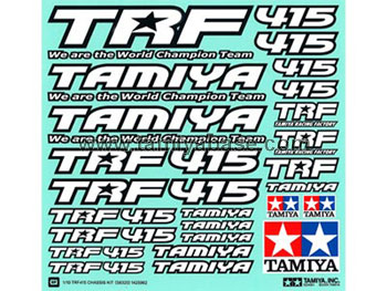 Tamiya TRF415 STICKER 51036