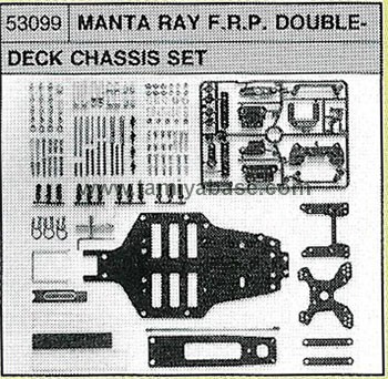 Tamiya MANTA RAY F.R.P. DOUBLE-DECK CHASSIS SET 53099