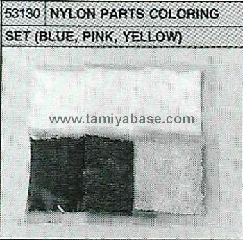 Tamiya NYLON PARTS COLORING SET 53130