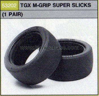 Tamiya TGX M-GRIP SUPER SLICKS x 2 53202