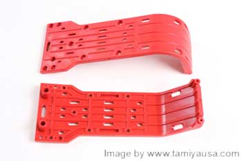 Tamiya TGM02 L PART (RED UNDER GUARD) 53559