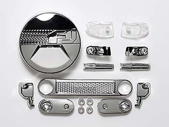 Tamiya OP.16271/10 RC TOYOTA FJ CRUISER H PARTS (PLATING SPECIFICATION) 54627