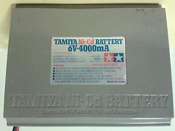 Tamiya Ni-Cd 3-SPEED BATTERY 6V 4000 mAh with charger 55012