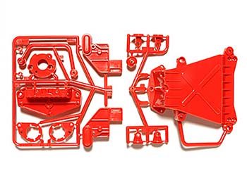 Tamiya CW - 01 D PART (UNDER GUARD) RED STYLE 84345