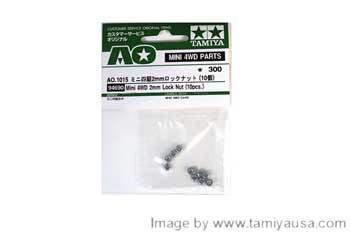 Tamiya 2mm LOCK NUT 94690