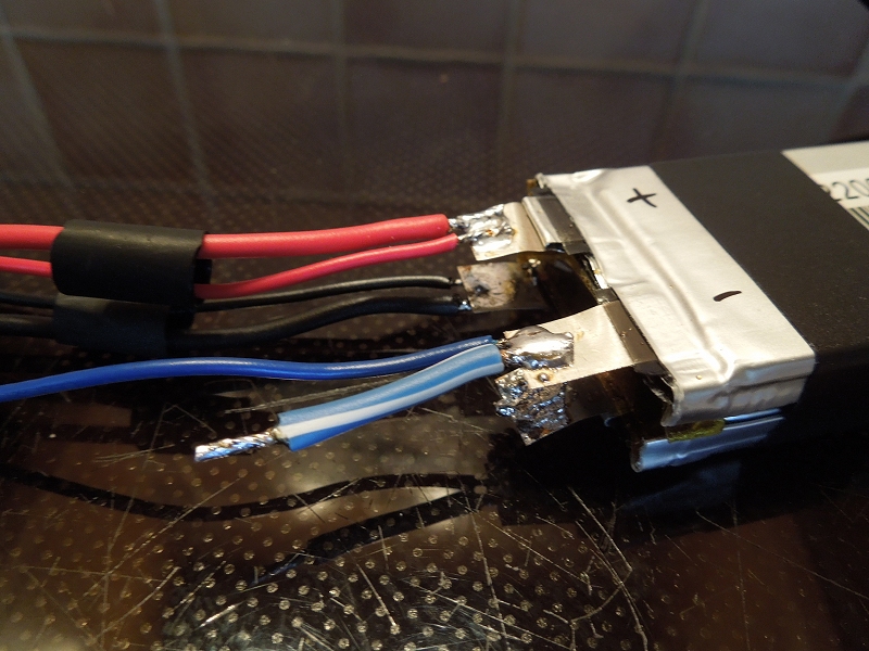 LiPo cells with more wiring
