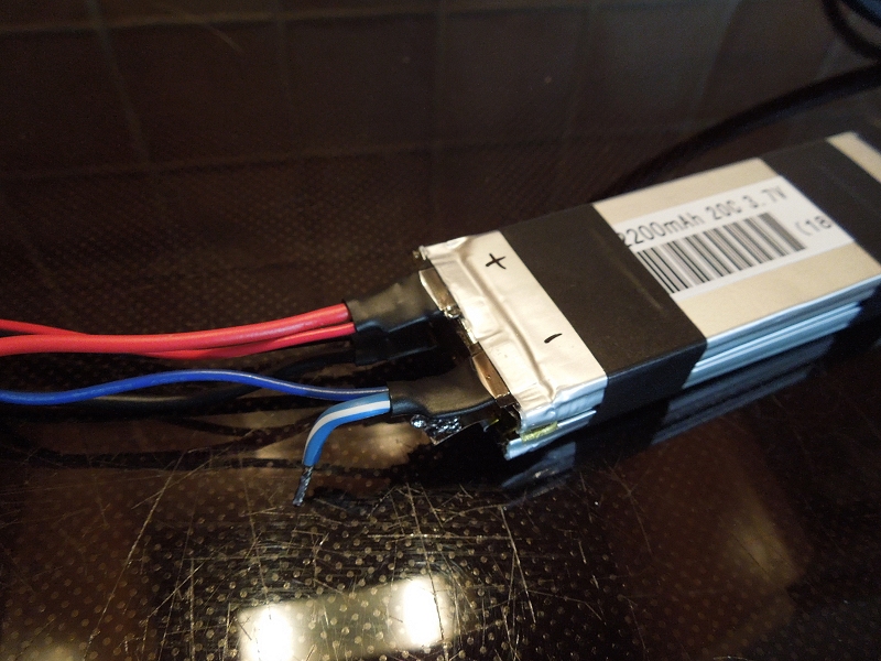 LiPo cells with heat shrink