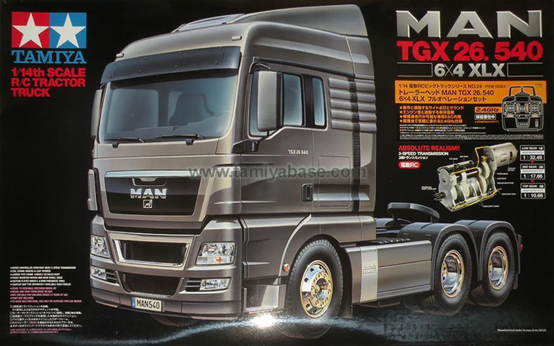 大人の上質 タミヤ MAN TGX MAN 中古 1/14RC 6×4 26.540 TGX 6×4 XLX