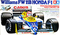 Tamiya 58069 Williams FW11B Honda F1 thumb