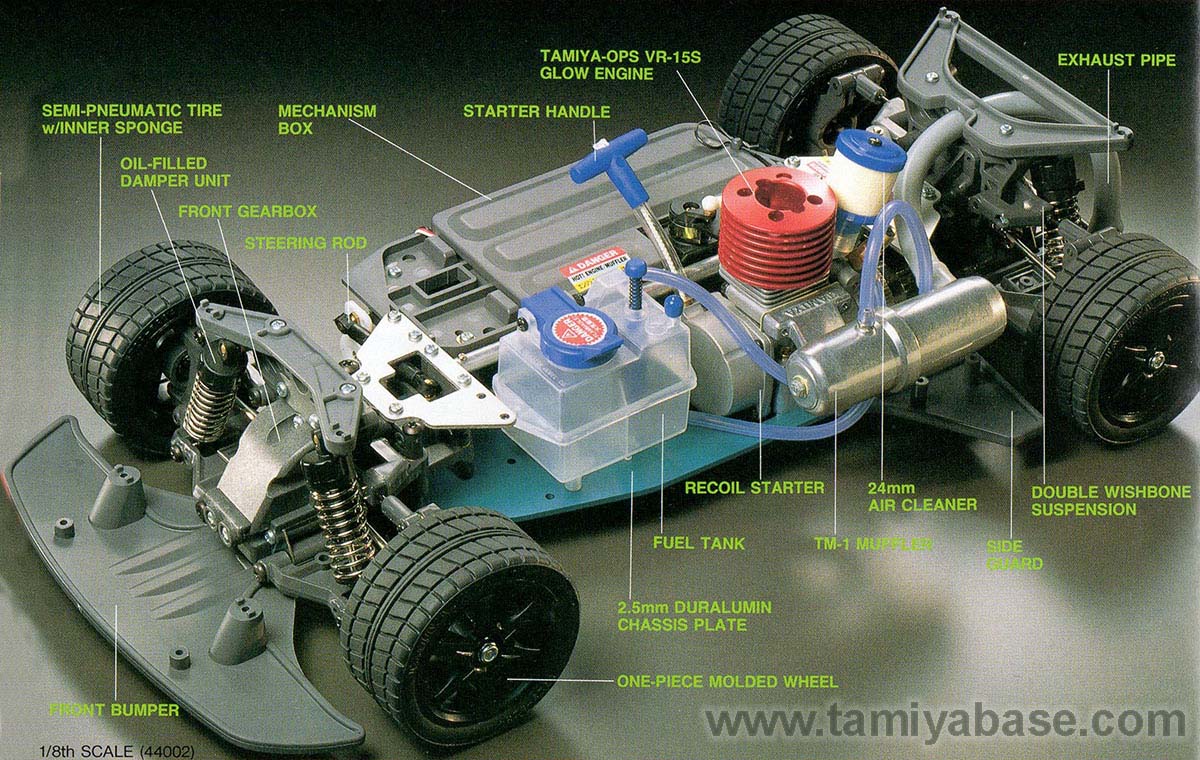 TAMIYATAMIYA　エンジンカー　TGX 1/8 ラジコン　絶版品