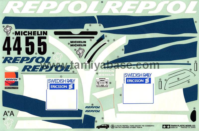 Tamiya 58176_1 Repsol Ford Escort RS thumb 1