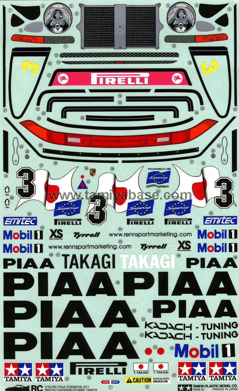 Tamiya 58215_1 PIAA Porsche 911 thumb 1