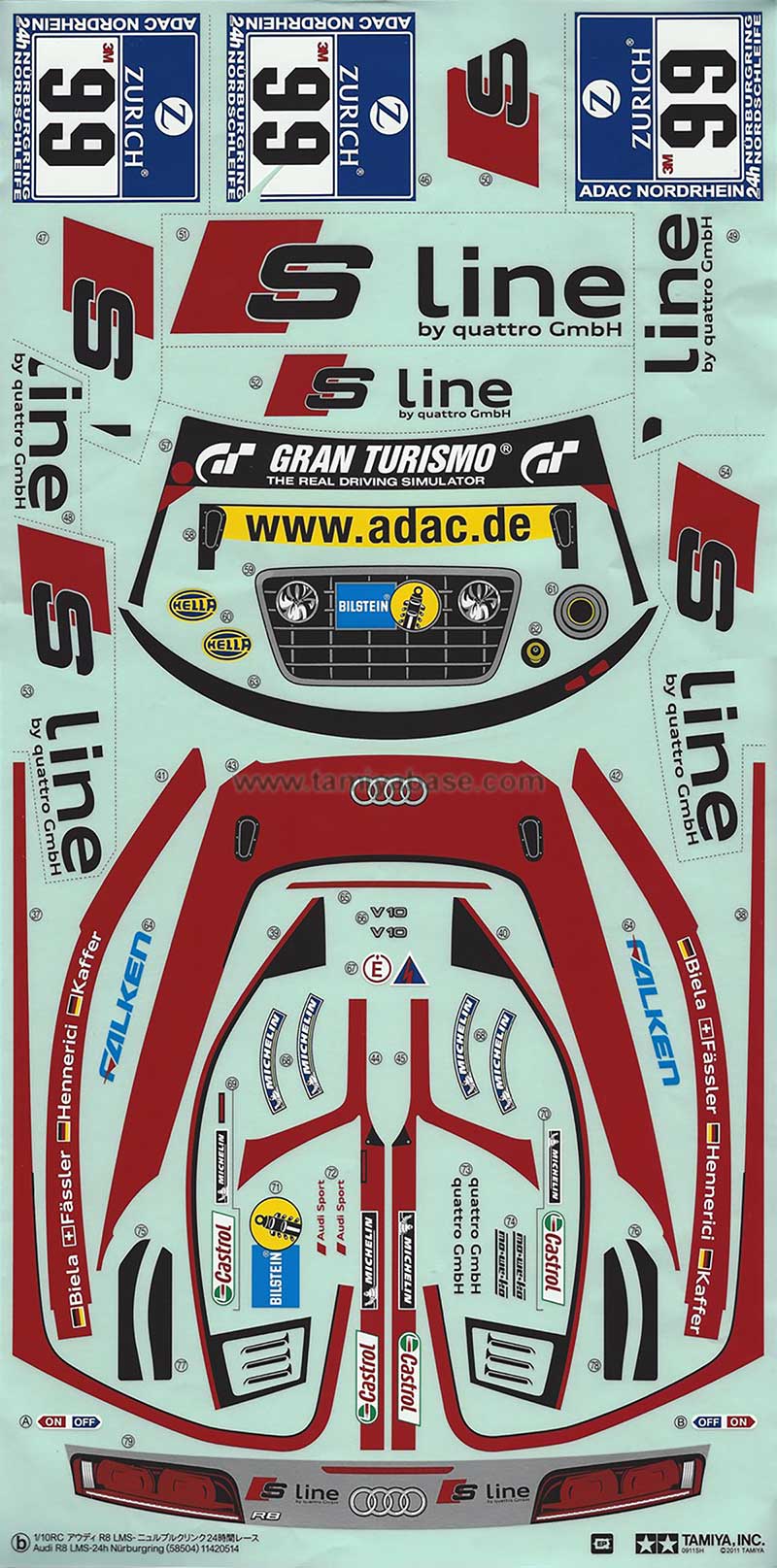 Tamiya 58504_1 Audi R8 LMS 24h Nürburgring thumb 1