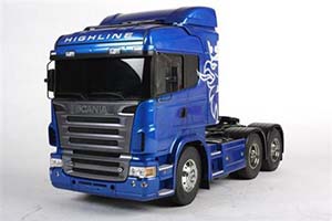 Tamiya Scania R620 6x4 Highline Tractor Truck - Blue Edition 56327