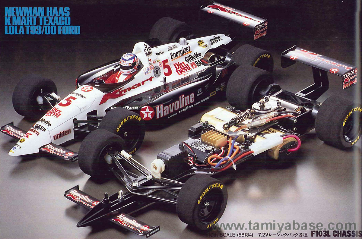 TAMIYA NEWMAN HAAS LOLA T93/00 FORD KMART Indy Car Brand New 1/20 Scale