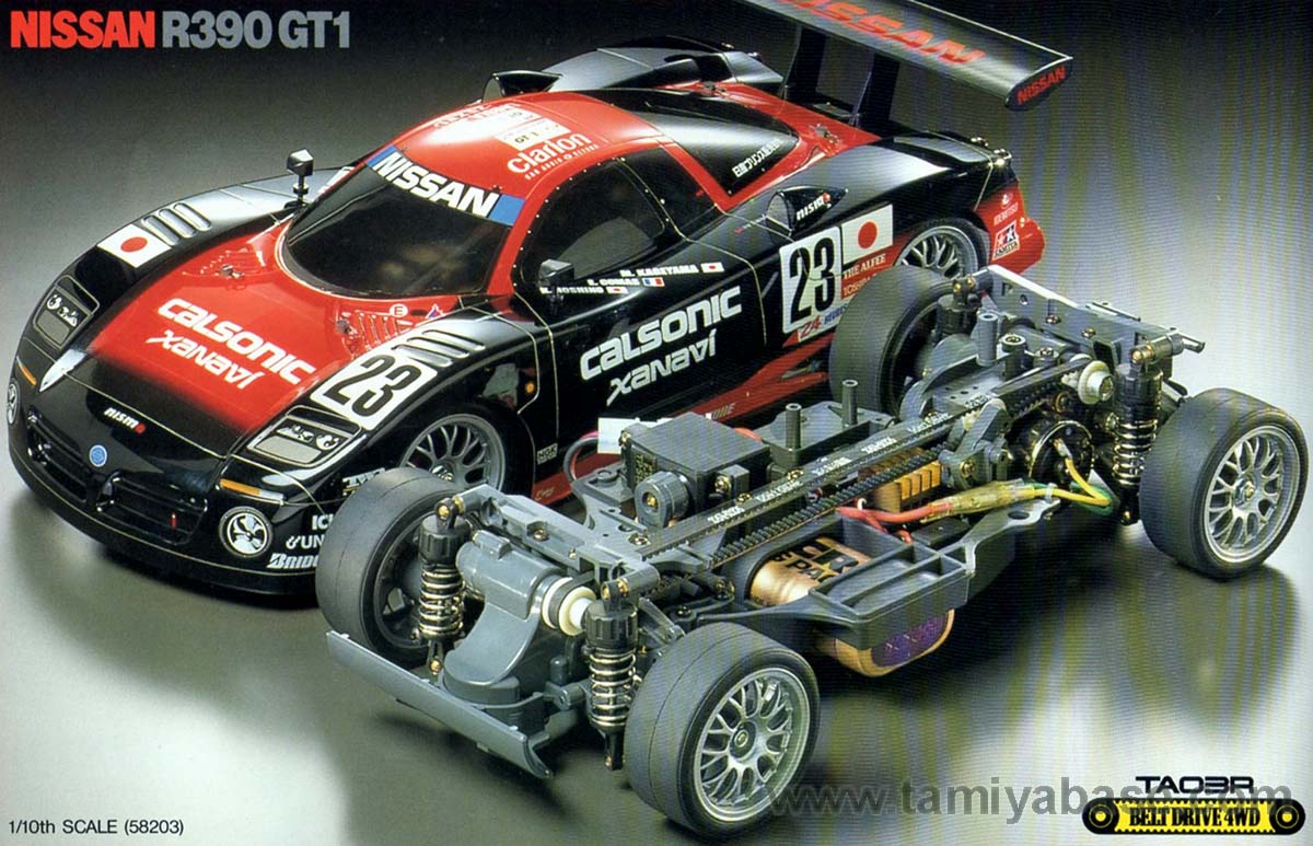 タミヤ NISSAN R390GT1 1/10 ラジコン - ホビーラジコン